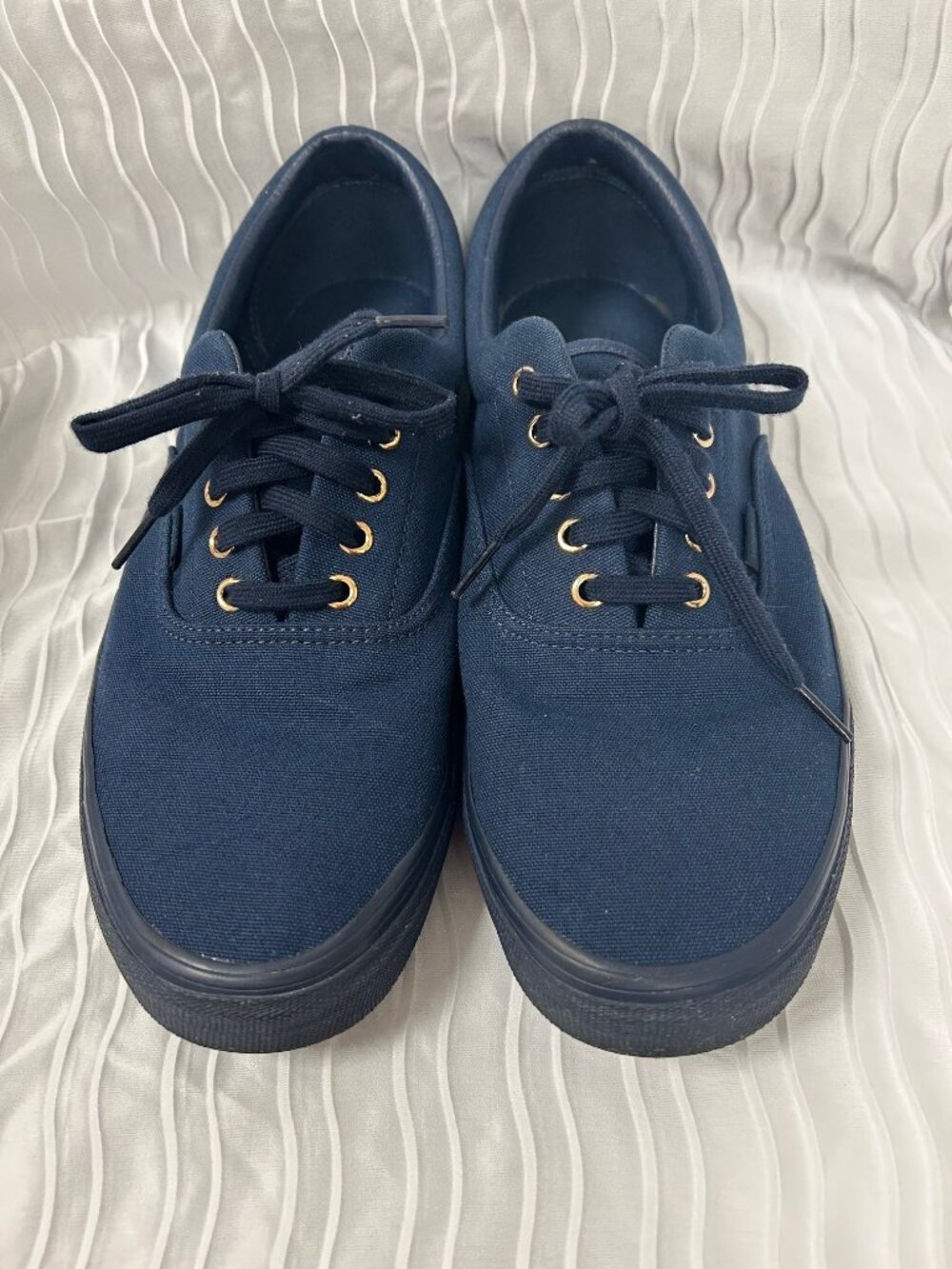 Vans Era Gold Mono Dress Blue-Size 13